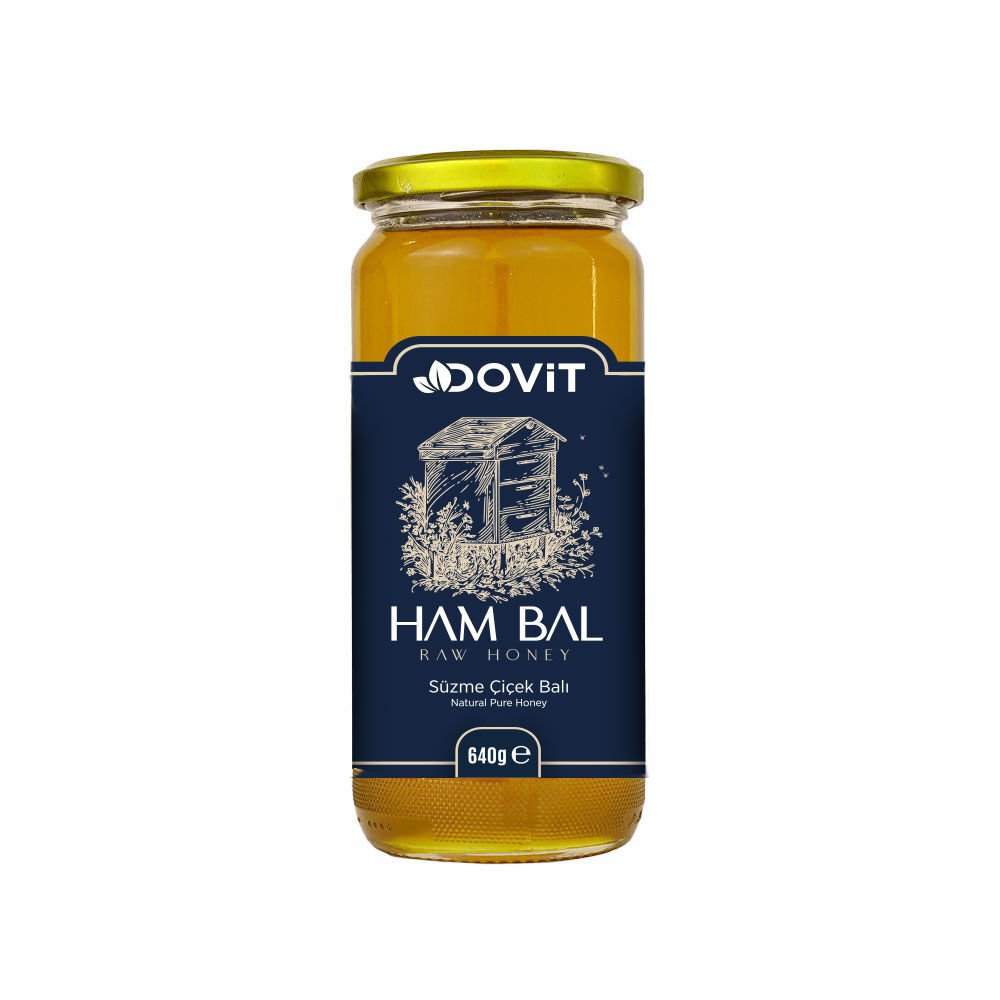 DOVİT - Toptan SÜZME ÇİÇEK HAM BALI 640 GR-12 Adet