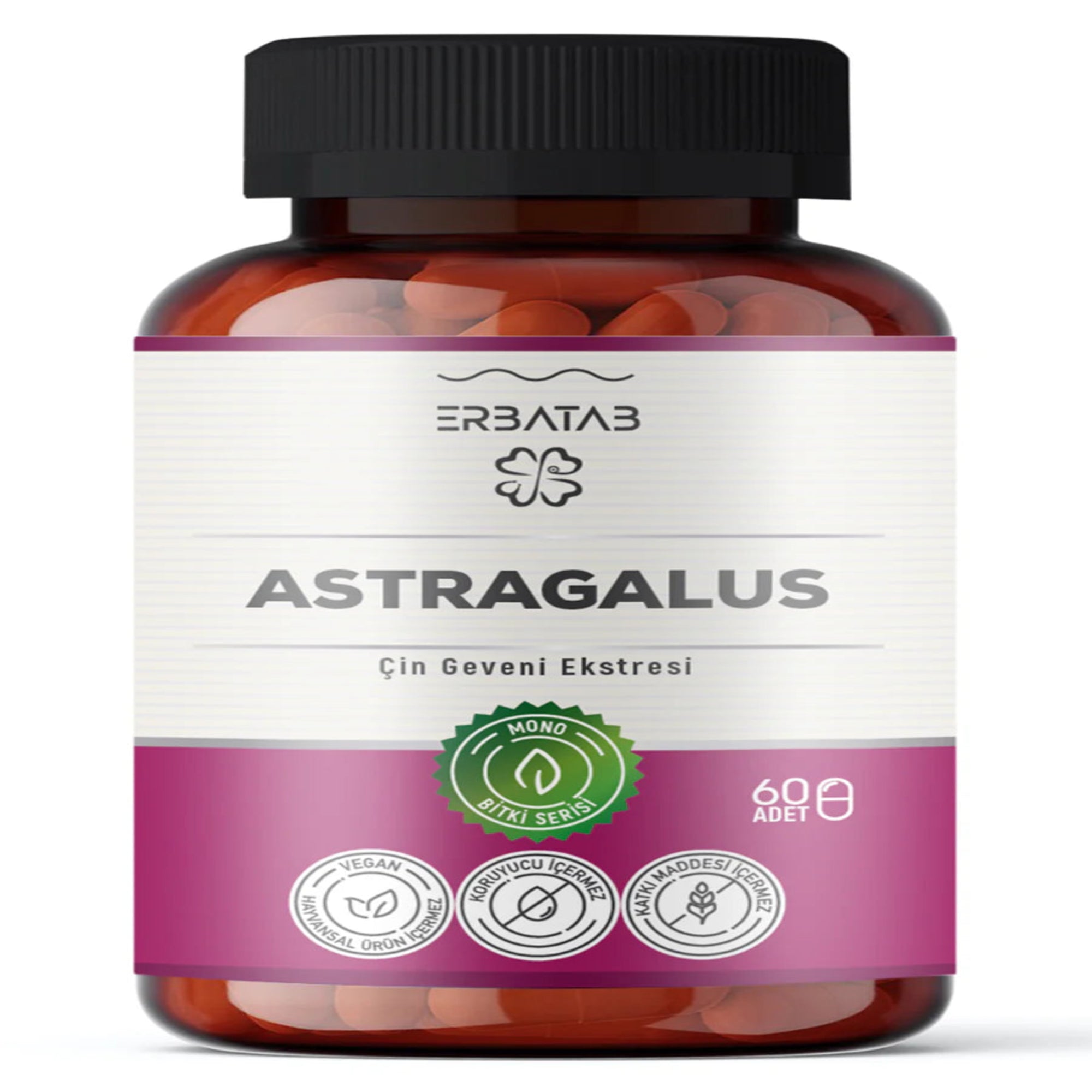 Erbatab Astragalus Çin Geveni Ekstresi 60 Kapsül-24 ADET