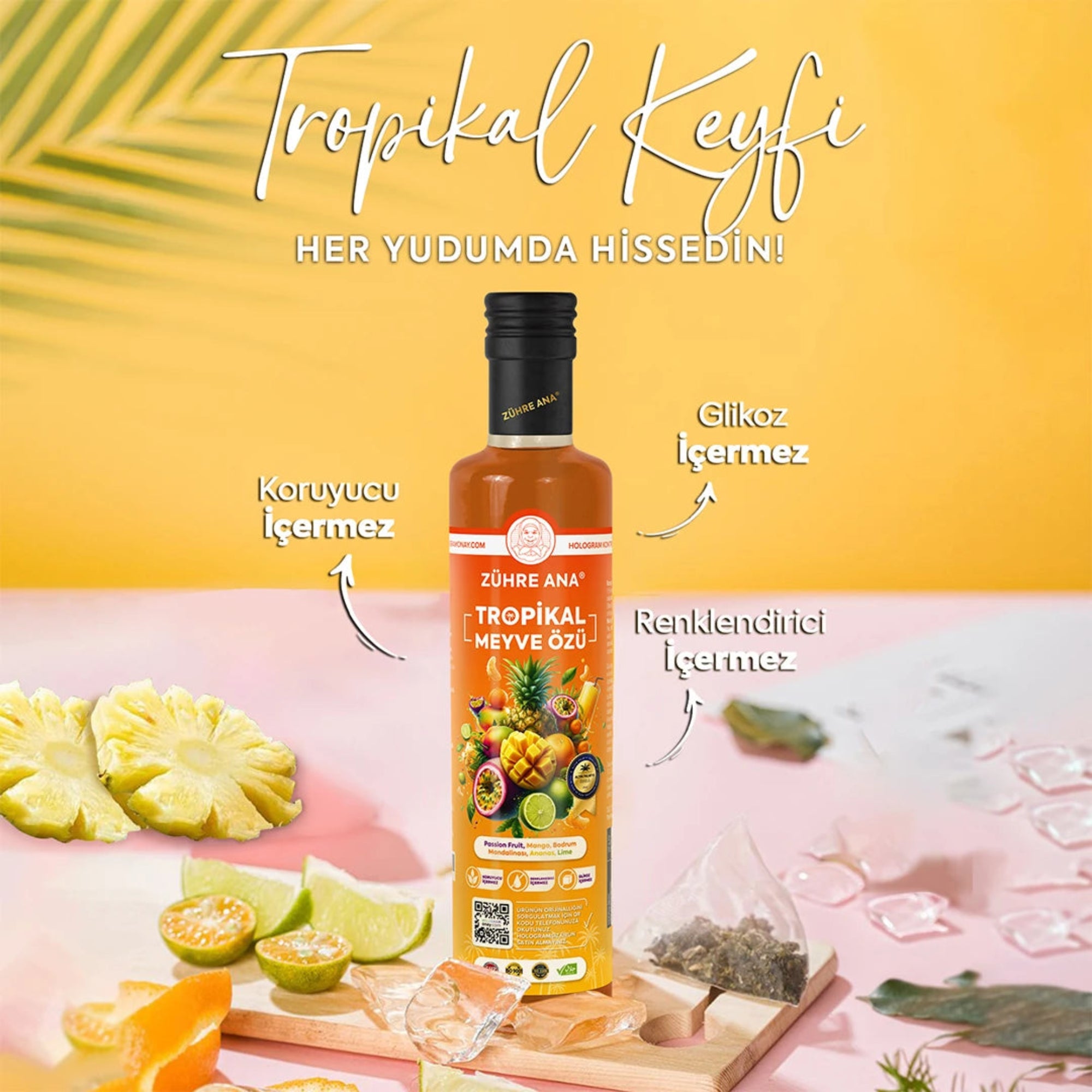 Zühre Ana Tropikal Meyve Özü-12 ADET