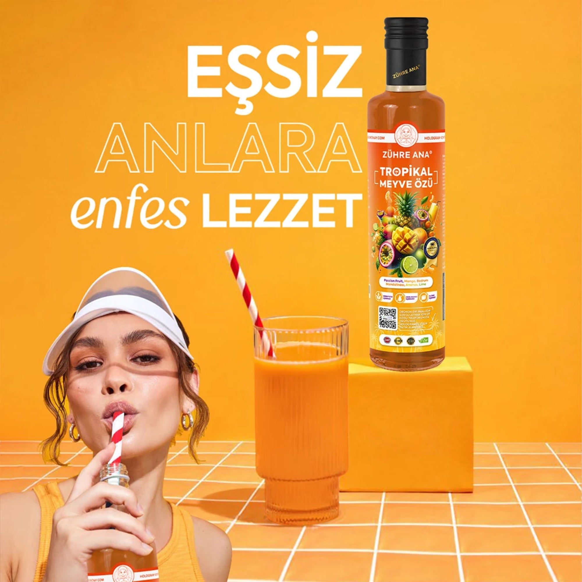 Zühre Ana Tropikal Meyve Özü-12 ADET