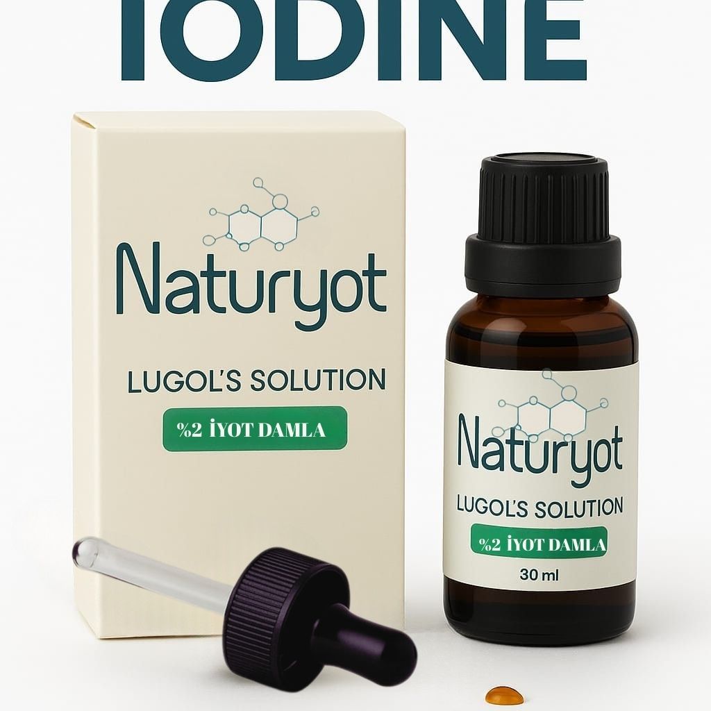 Naturyot %2 W/V İyot Damlası Lugol's Solition 30 ml.-24 ADET