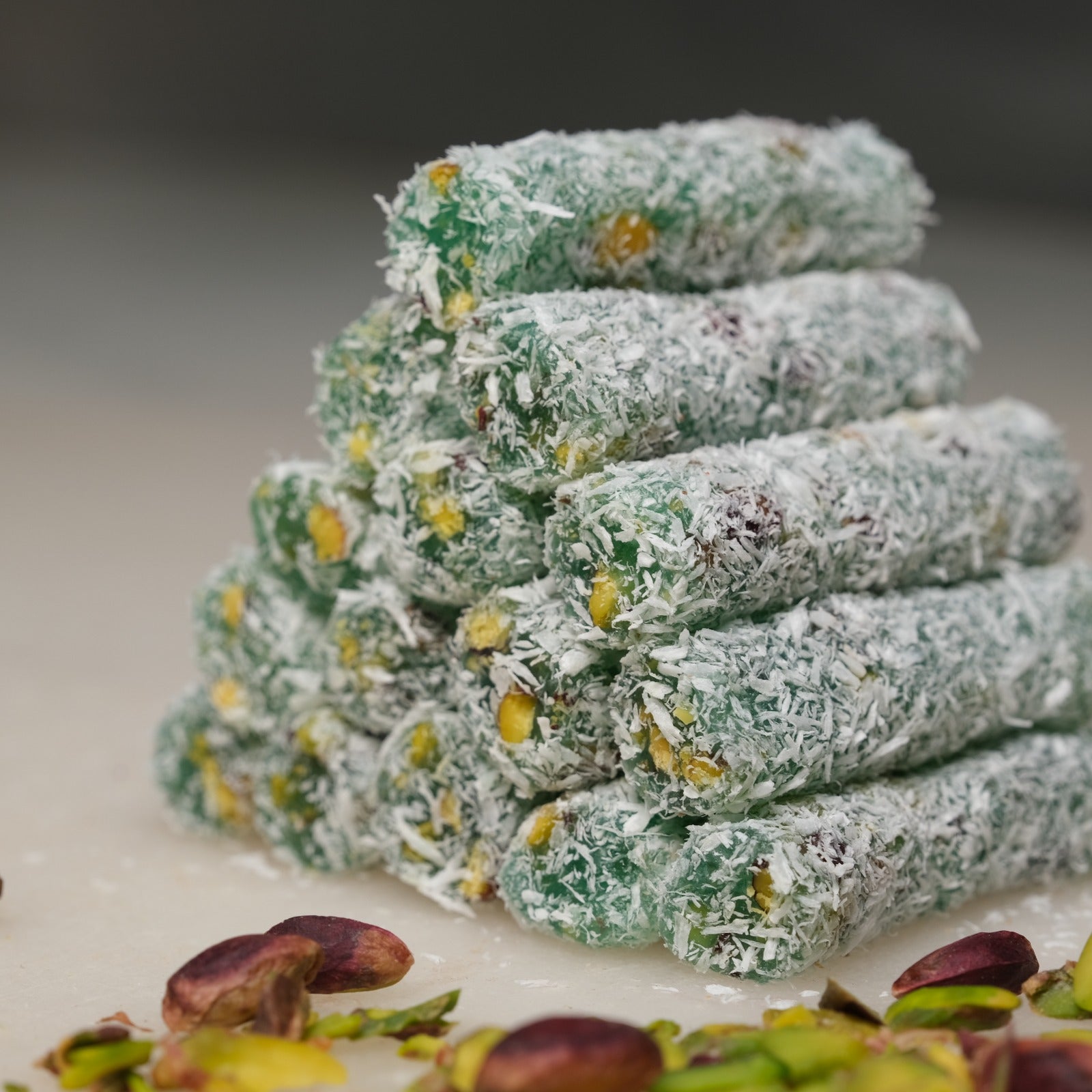 Hacı Bayram-İtalyan Karamel Hindistan Cevizi Kaplı Parmak Fitil Lokum-5 Kg