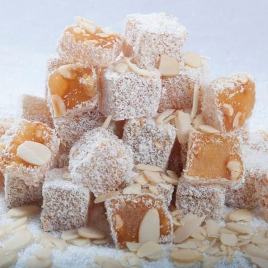 Hacı Bayram-Yer Fıstıklı Hindistan Cevizli Çifte Kavrulmuş Lokum-5 Kg