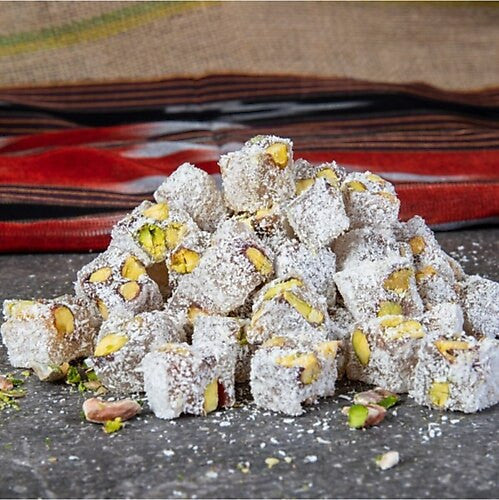 Hacı Bayram-Antep Fıstıklı Çifte kavrulmuş Hindistan Cevizli Lokum-5 Kg