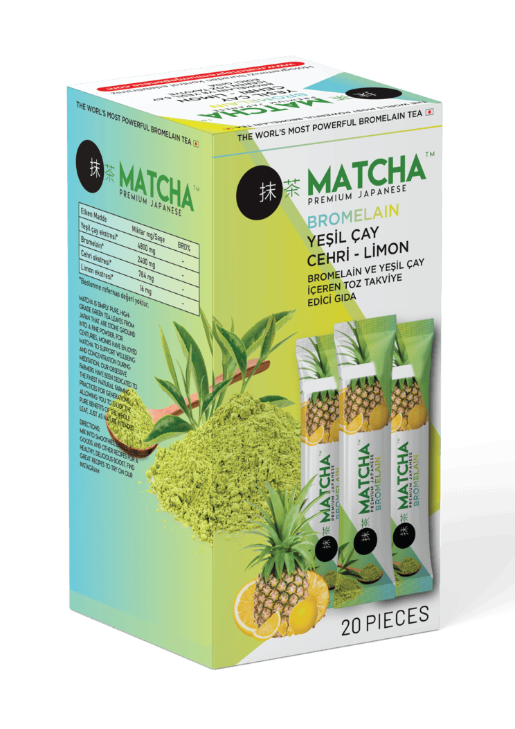 Matcha Çayı Ananaslı-12 adet