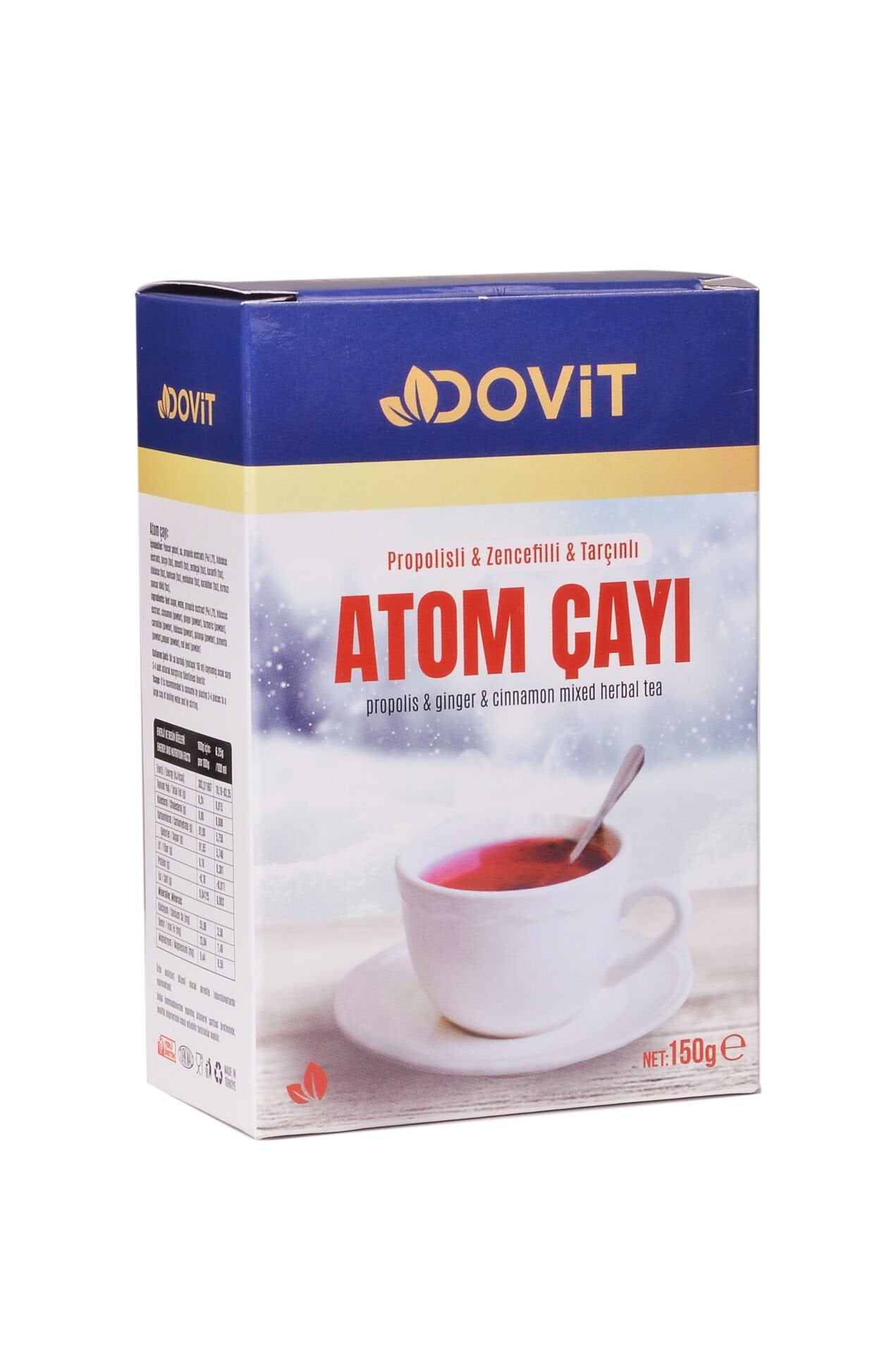 DOVİT ATOM ÇAYI PROPOLİSLİ 150 GR-12 Adet