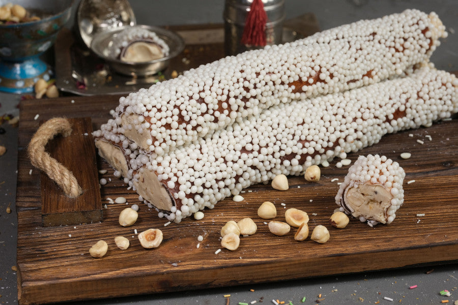 Hacı Bayram-Çikofındıklı Güllü Sultan Fildişi Pirinç Patlağı Kaplı Lokum-5 Kg