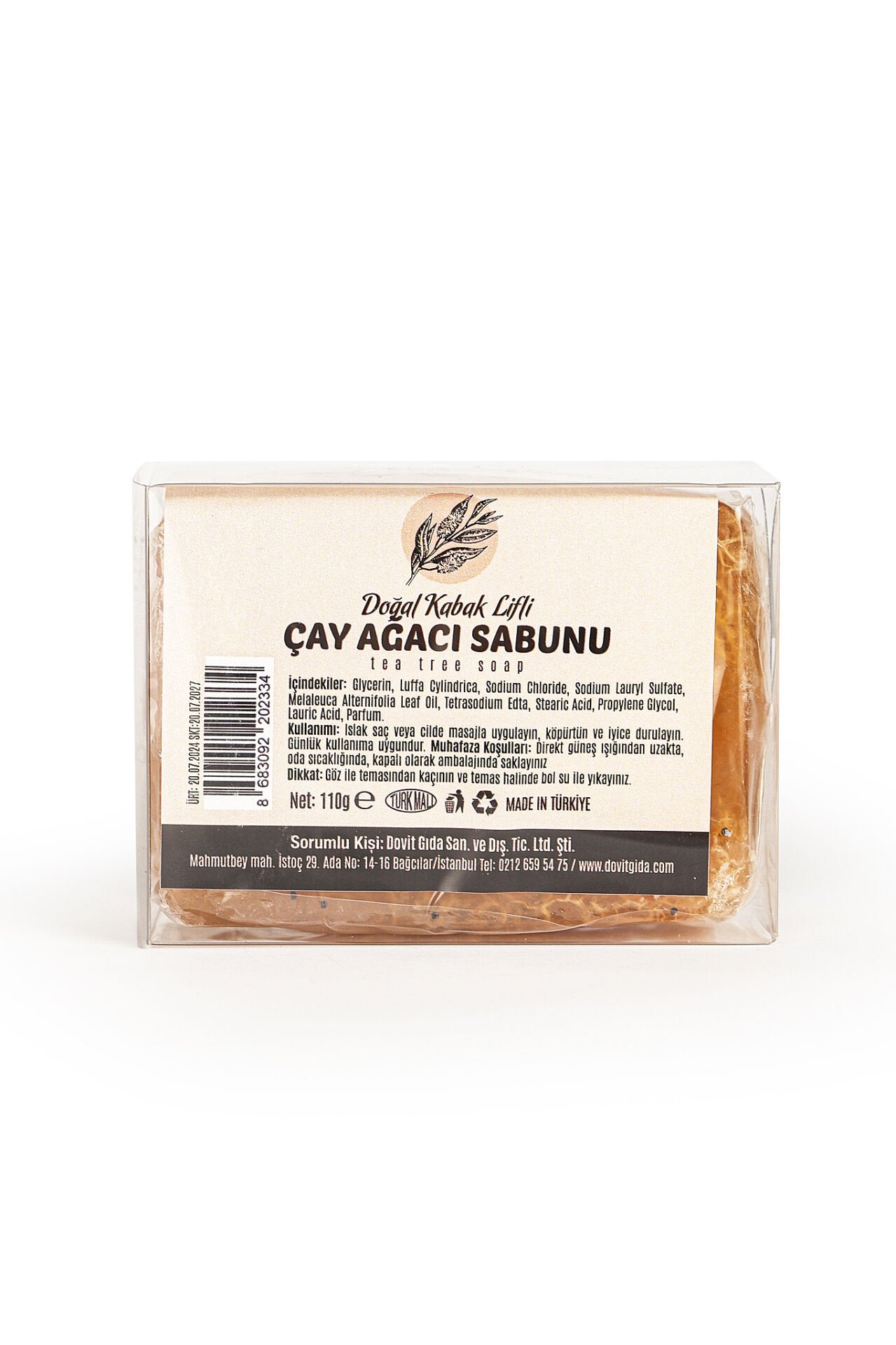 DOVİT ÇAY AĞAÇLI SABUN 110 GR-12 Adet