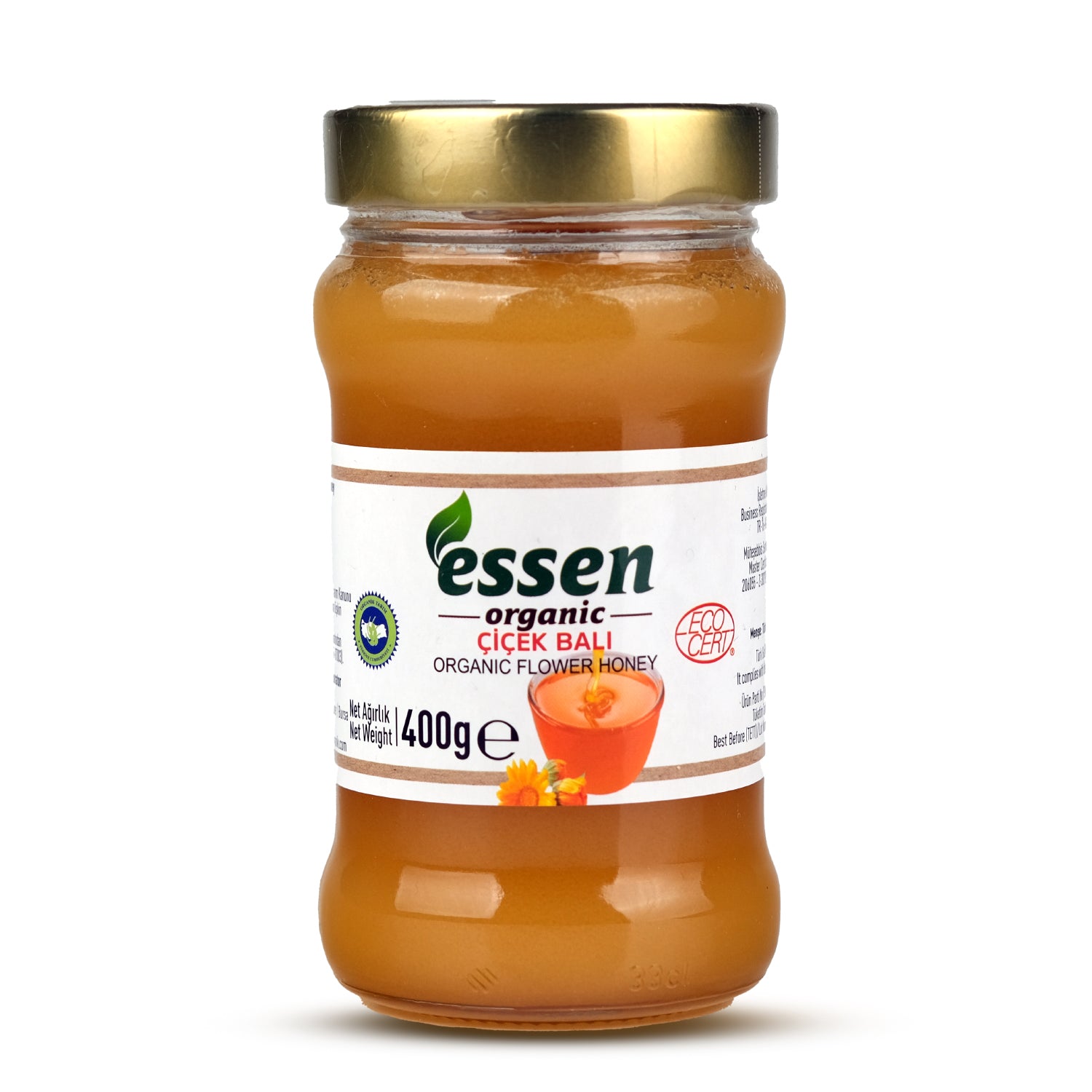 ESSEN - Organik Çiçek Balı 400 gr - 12 Adet