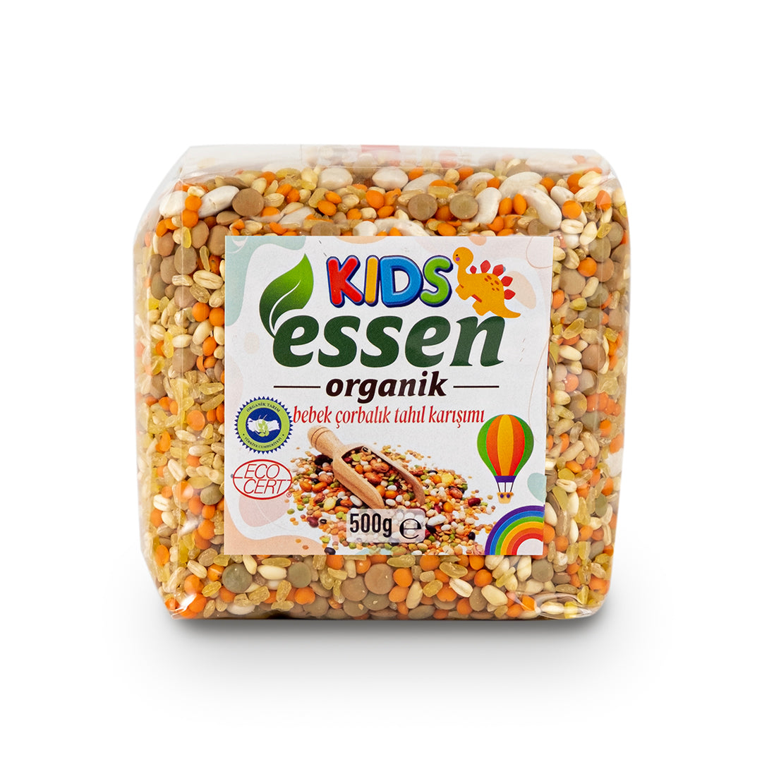 ESSEN - Organik Bebek Çorbalık Tahıl Karışımı 500 GR - 12 Adet