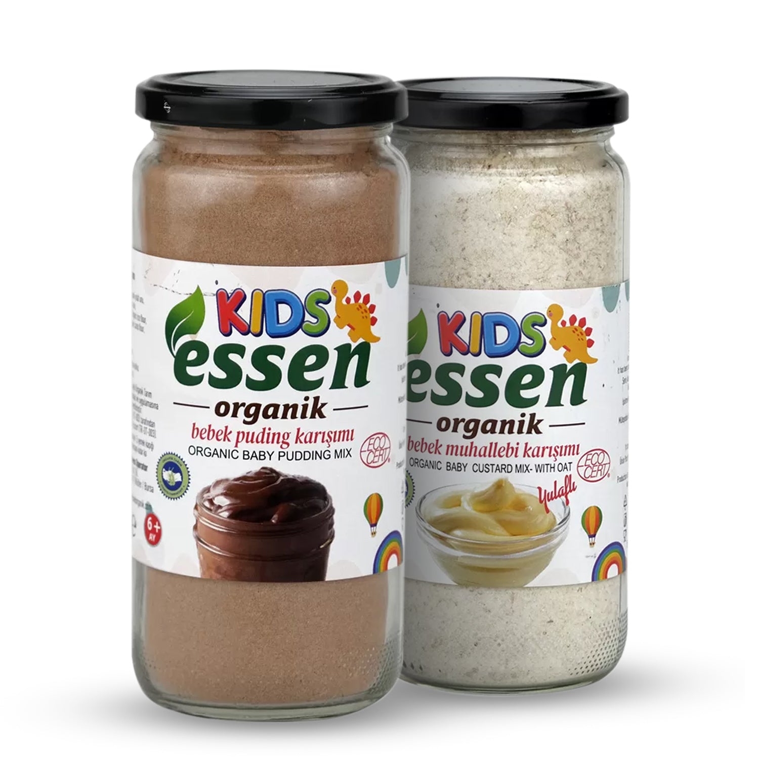 ESSEN - Essen Organik Bebek Puding Karışımı ve Organik Bebek Muhallebi Karışımı 2’li Paketi - 12 Adet