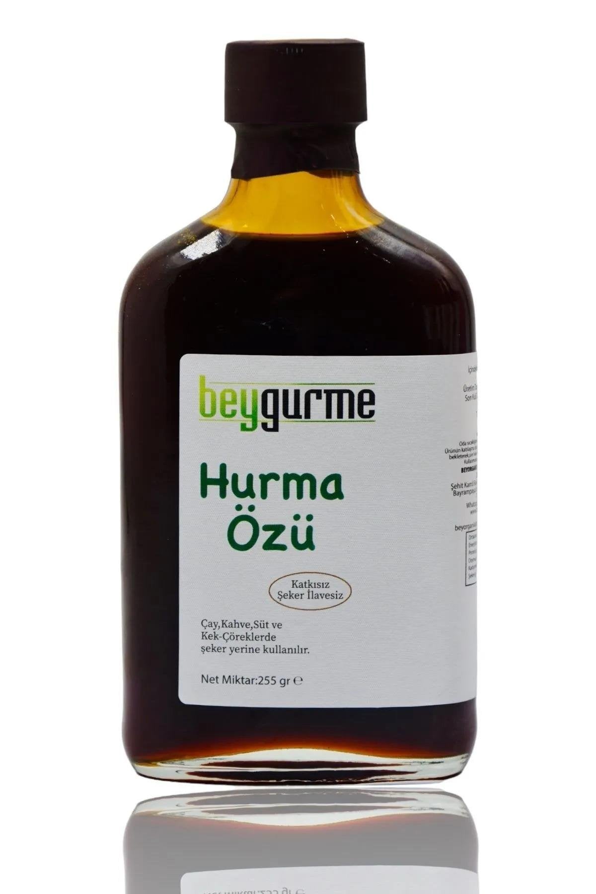 BEYORGANİK-Hurma Özü 255gr  (PESTİSİT VE AĞIR METAL ANALİZLİ)-12 Adet
