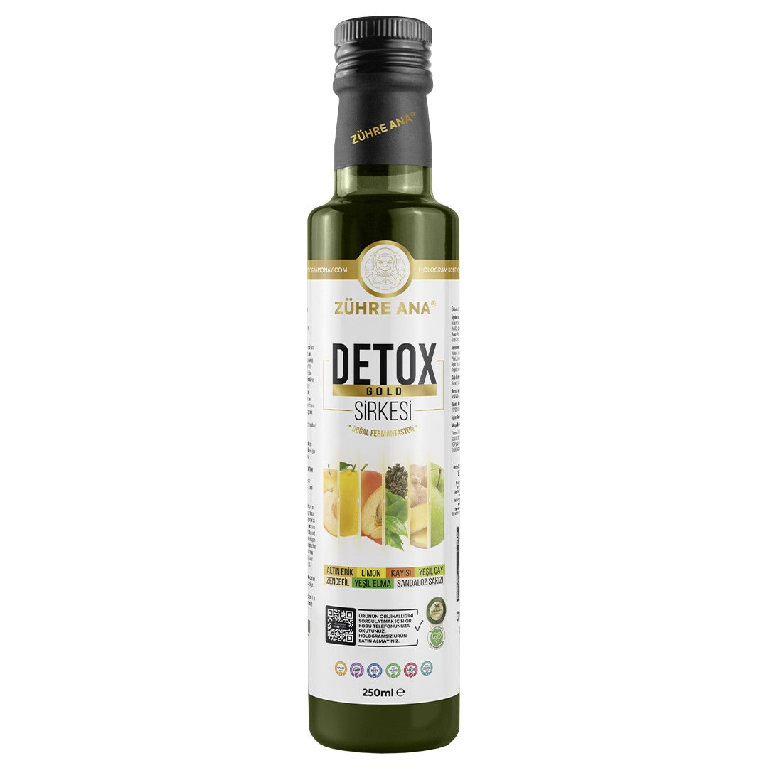Zühre Ana Detox Gold Sirkesi Doğal Fermantasyon-12 ADET