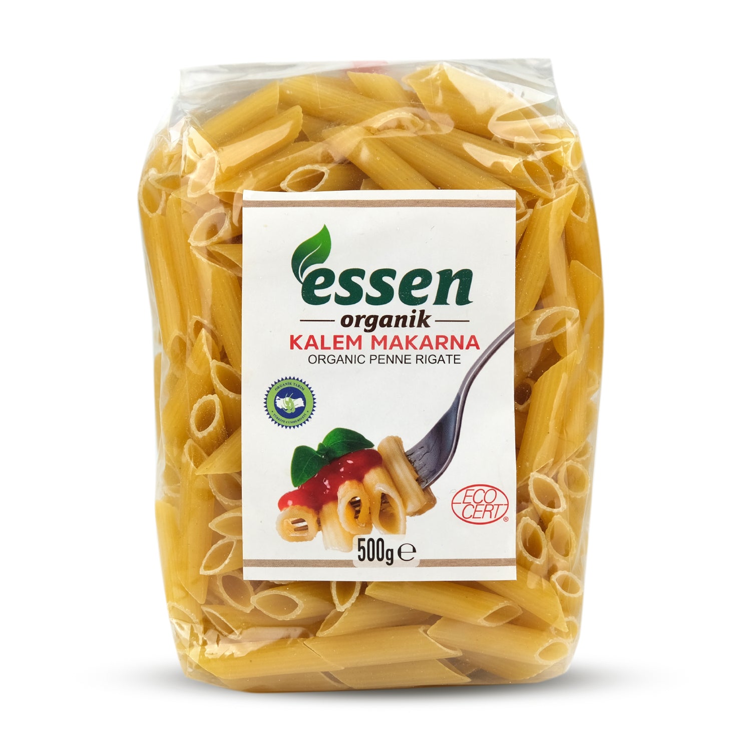 ESSEN - Organik Kalem Makarna 500 Gr - 12 Adet