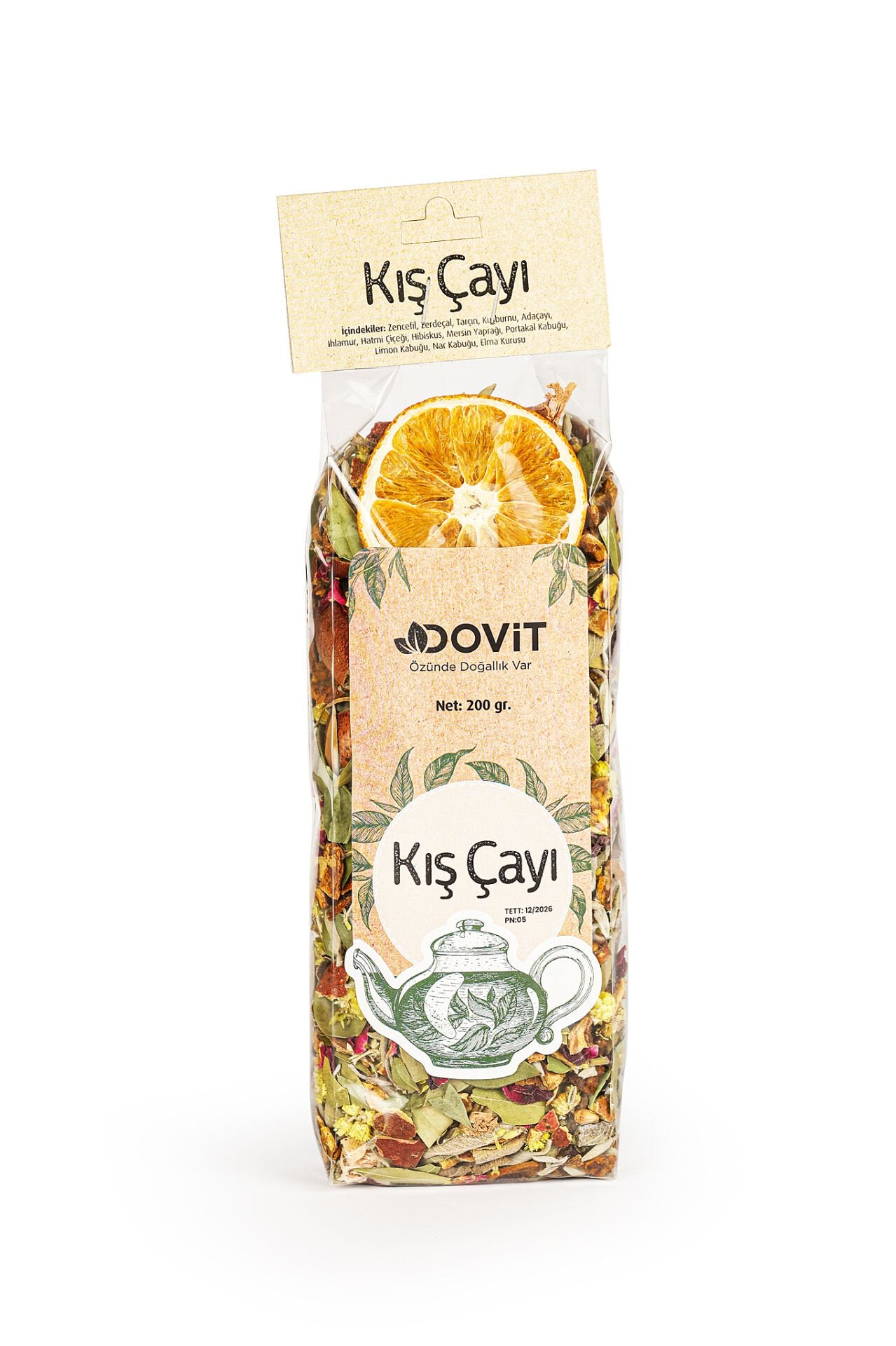 DOVİT KIŞ ÇAYI 200 GR-12 Adet