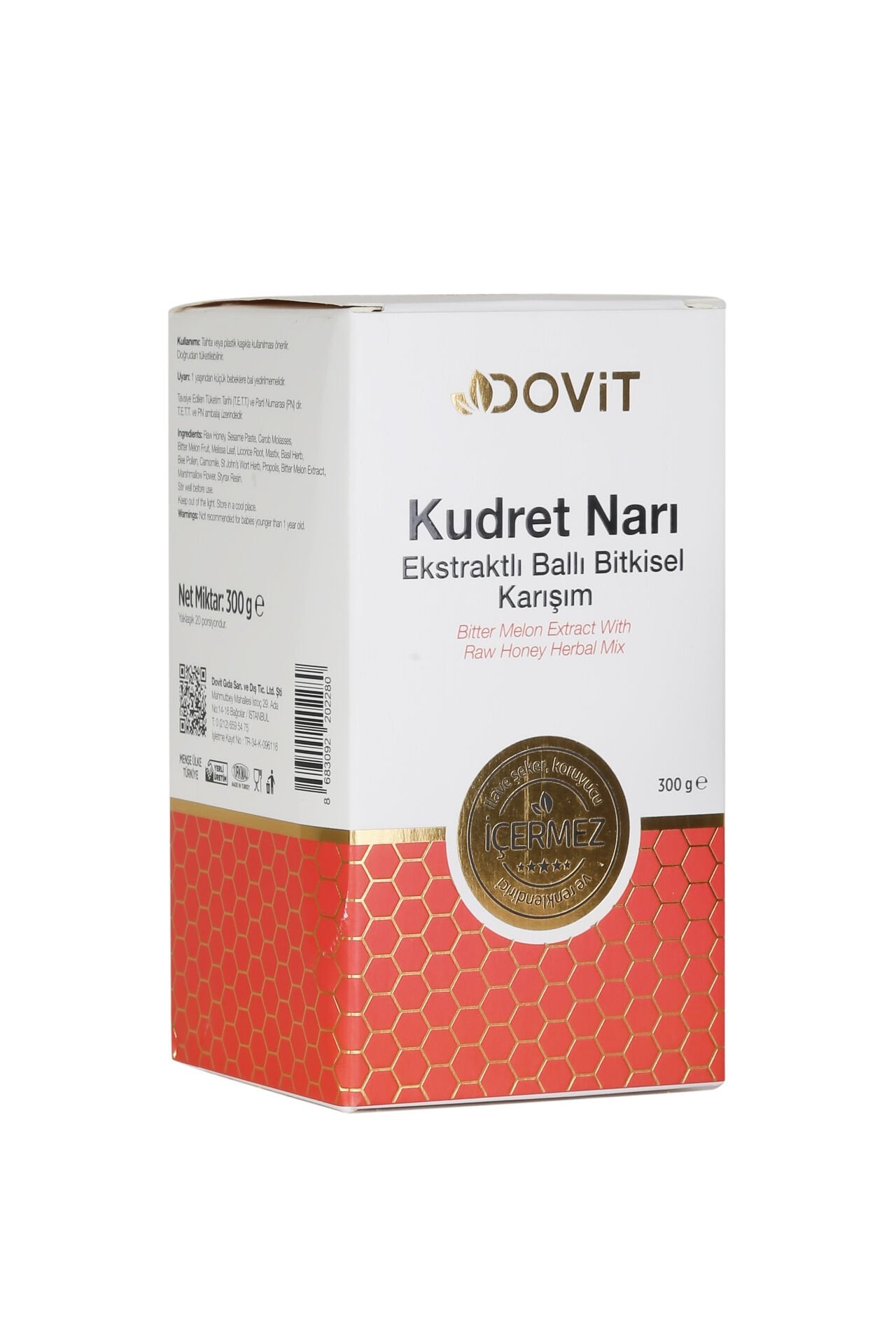 DOVİT KUDRET NARI EKSTRAKTLI MACUN 300 GR-12 Adet