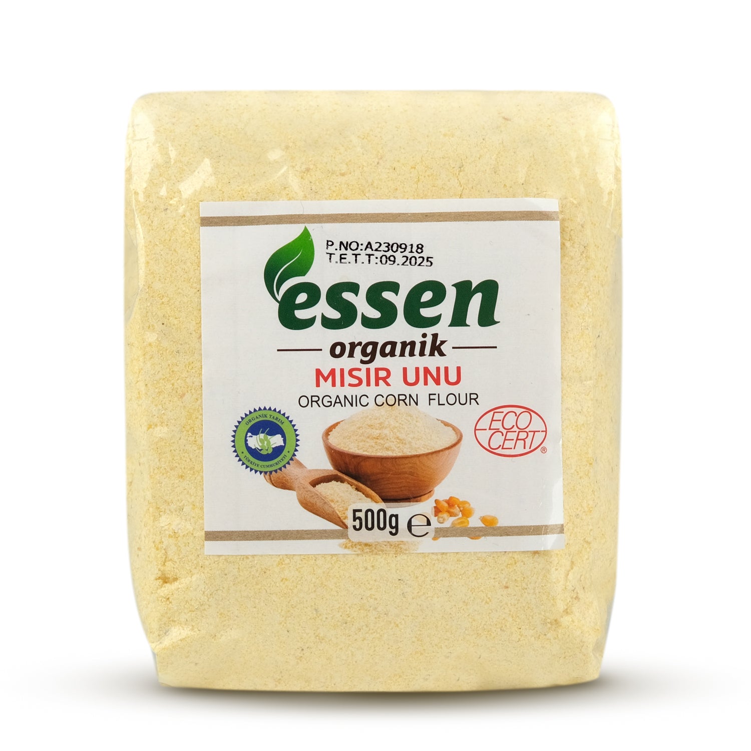 ESSEN - Organik Mısır Unu 500 Gr - 12 Adet