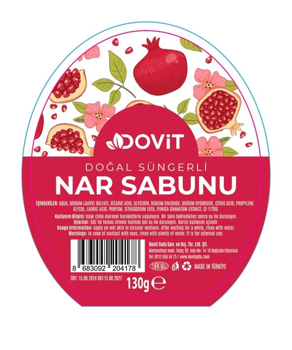DOVİT NAR SABUNU-12 Adet
