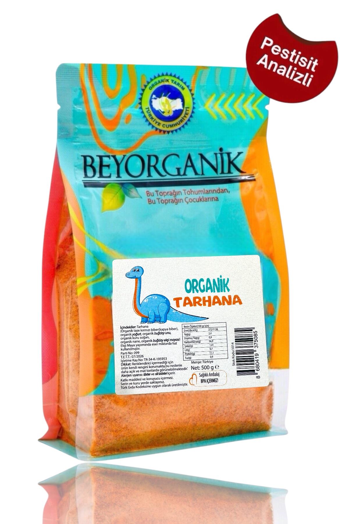 BEYORGANİK-Organik Bebek Tarhanası  500gr TUZSUZ    (Pestisit ve Aflatoksin Analizli)-12 Adet