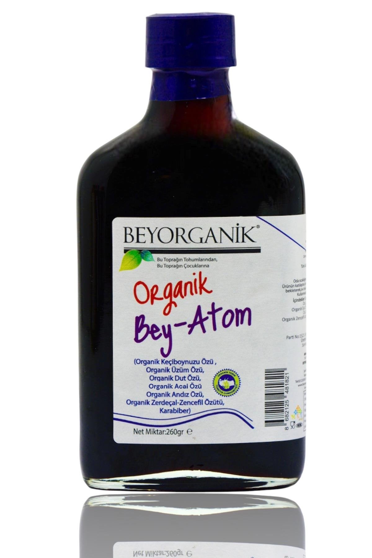 BEYORGANİK-Organik BEY ATOM 260gr    (PESTİSİT VE AĞIR METAL ANALİZLİ)-12 Adet