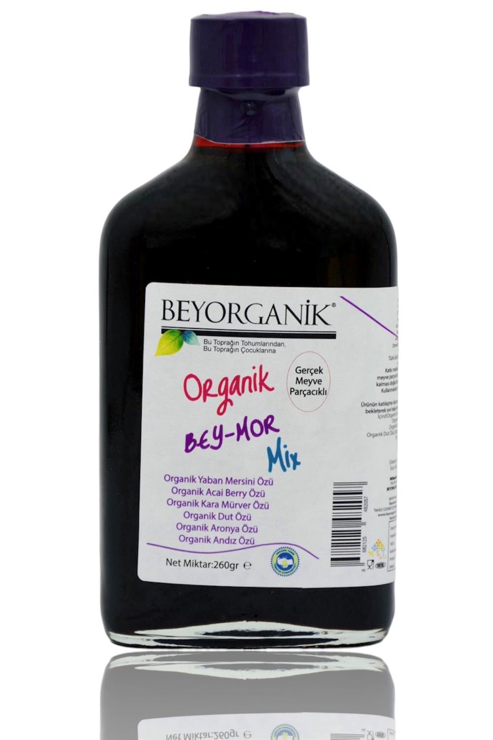 BEYORGANİK-Organik BEY MOR Mix 260gr               (PESTİSİT VE AĞIR METAL ANALİZLİ)-12 Adet