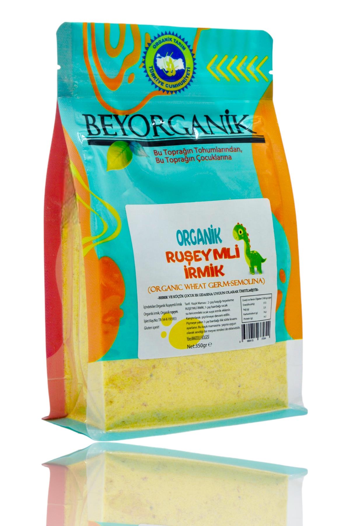 BEYORGANİK-Organik İrmik Ruşeymli Baby 350gr-12 Adet