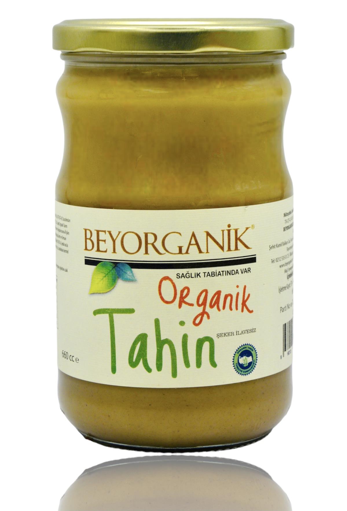 BEYORGANİK-Organik Tahin 600gr (SALMONELLA ANALİZLİ)-12 Adet