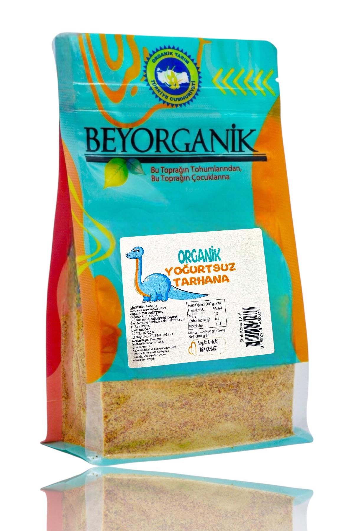 BEYORGANİK-Organik Tarhana VEGAN Yoğurtsuz- 300gr     (PESTİSİT VE AFLATOKSİN ANALİZLİ)-12 Adet