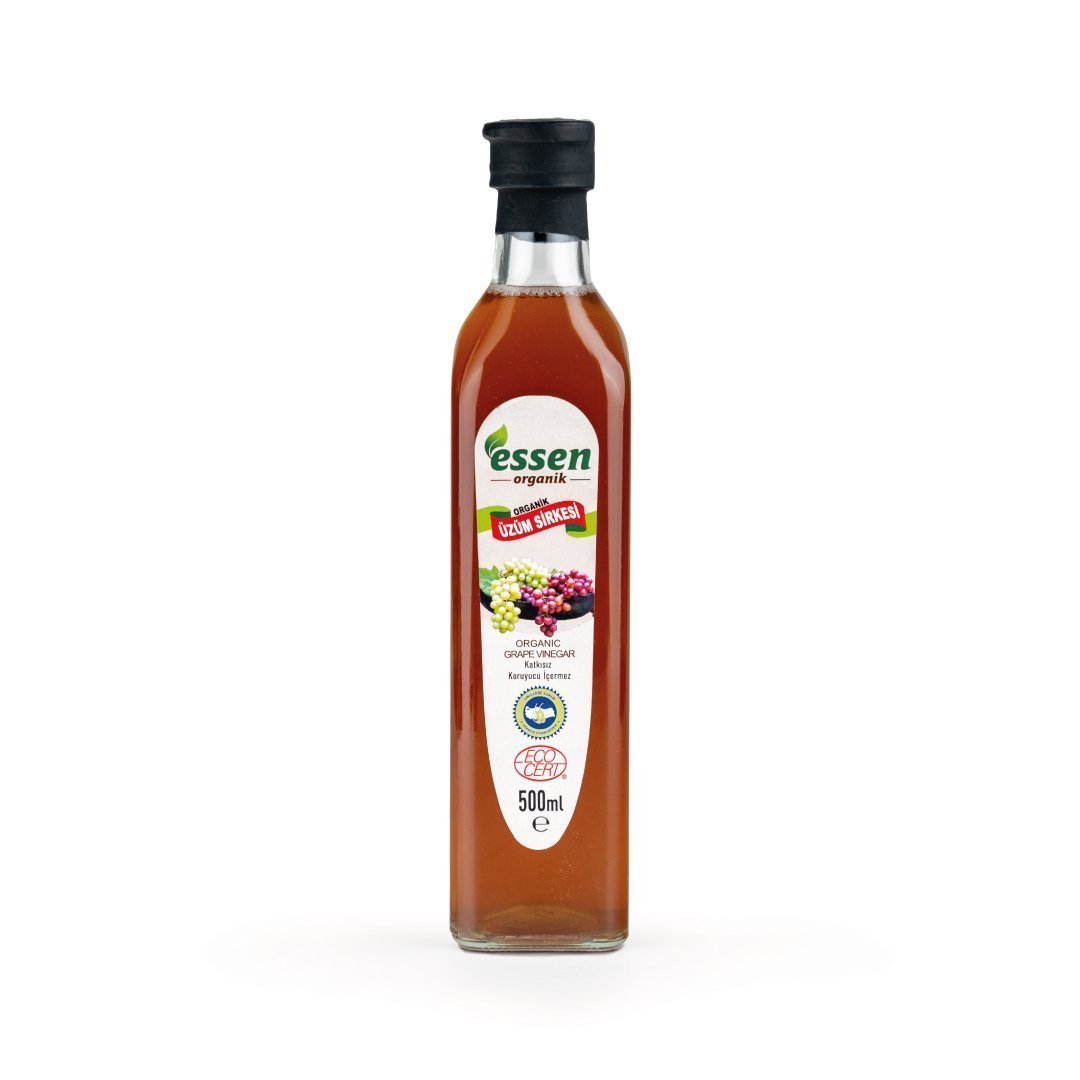 ESSEN - Organik Üzüm Sirkesi 500 ml - 12 Adet