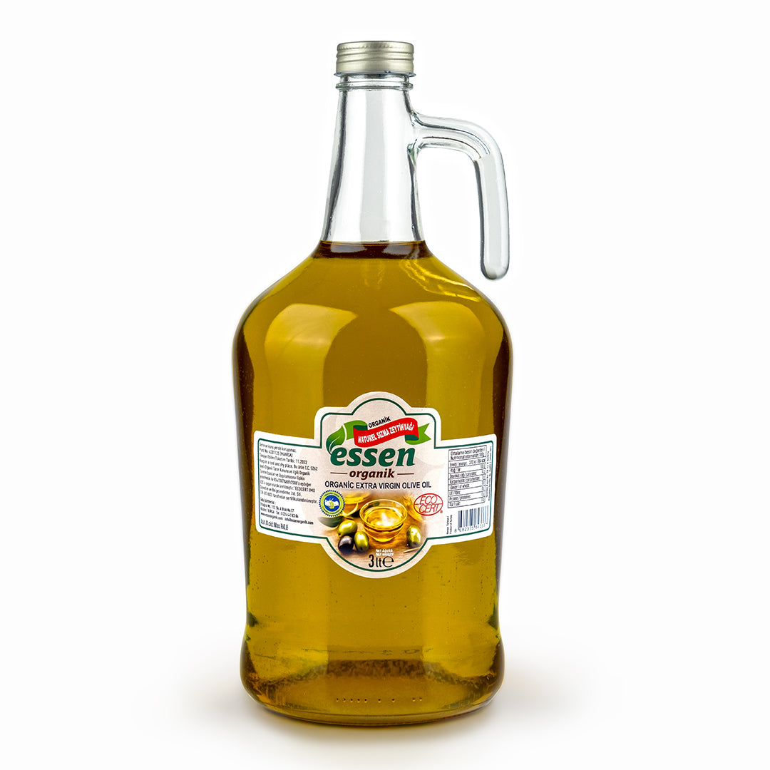 ESSEN - Organic Extra Virgin Olive Oil 3 Lt - 12 Adet