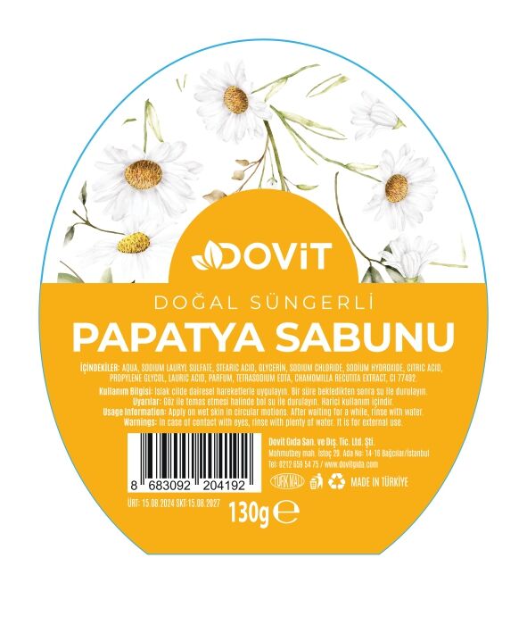 DOVİT PAPATYA SABUNU-12 Adet