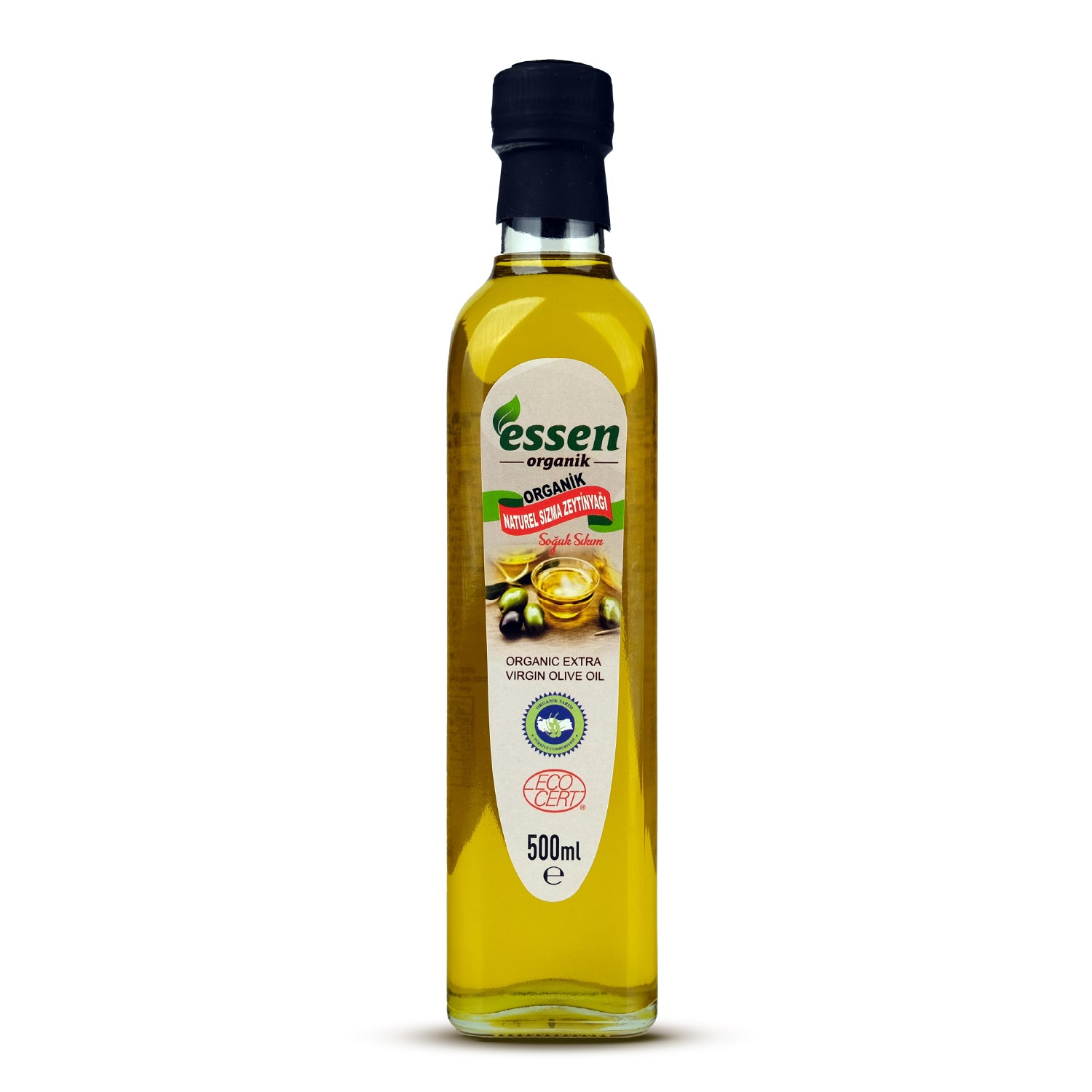 ESSEN - Organik Sızma Zeytinyağı 500 ml - 12 Adet